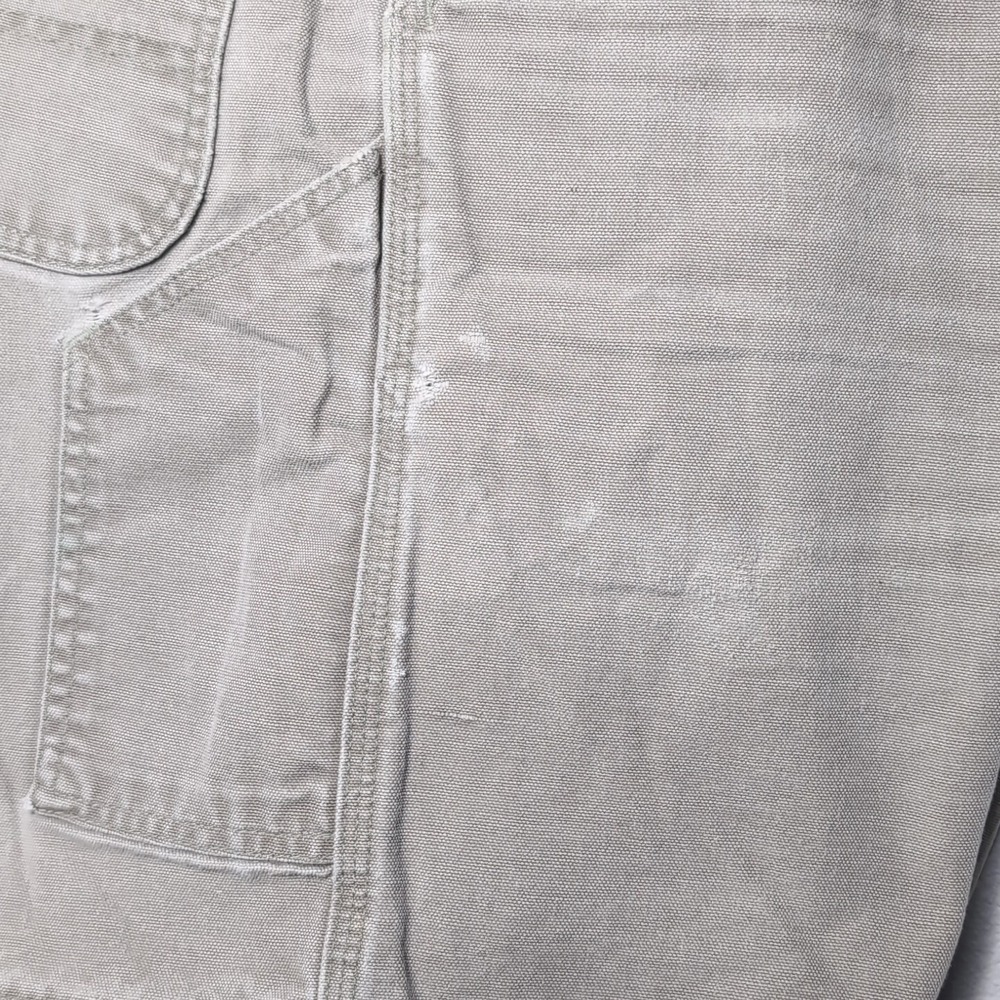 Vintage Carhartt Carpenter Short Men's 40x7.5 Gray B25 DES 90s Distressed - Picture 10 of 14